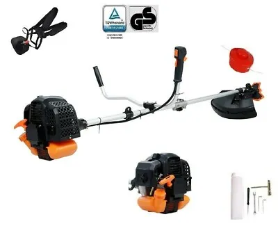 HIGH QUALITY 52cc Petrol Grass Strimmer Brush Cutter 1 Years Engine Warrant • £1000