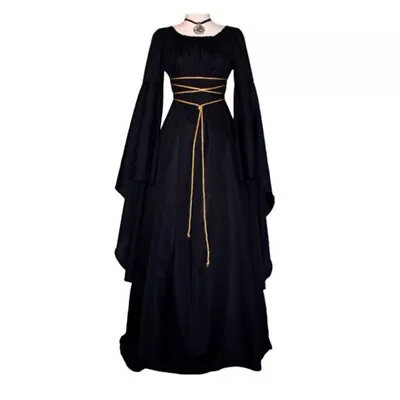 Carnival Gothic Ladies Medieval Queen Cersei Costume Fancy Dress Outfit Adult • $38.01