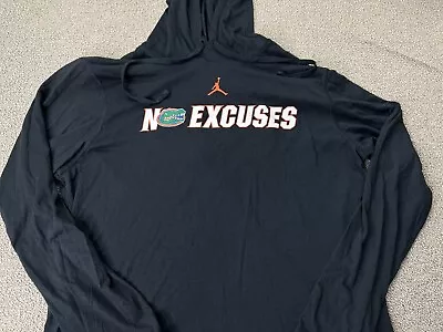 Florida Gators Team Issued Shirt No Excuses Jordan L University Football Black • $122.49