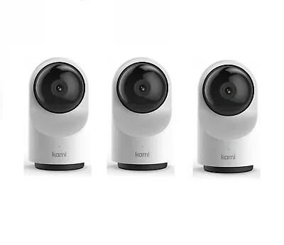 3-Pack Kami Home Security Camera 1080P HD Indoor Camera Motion-Activated 2.4G/5G • $62.99