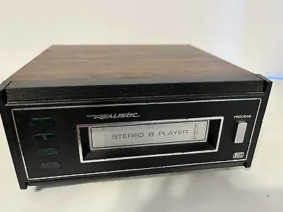 Vintage Realistic Model TR-168 Stereo 8 Track Tape Player Deck - Power On • $35