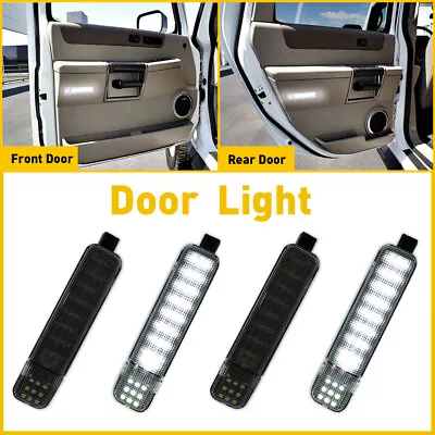 Smoked LED Door Courtesy Lights For Chevy Silverado Suburban Tahoe Sierra 2 Set • $27.99