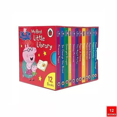 £12.29 • Buy Peppa Pig My Best Little Library 12 Books Collection Box Set Board Book NEW