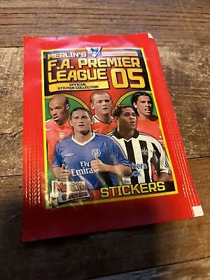 Unopened Sealed Merlin Premier League 05 2005 Sticker Packet • £4.99