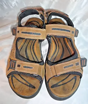 Mossimo Supply Co Mens Size 13 Leather Sandals 098010116 • $27.65