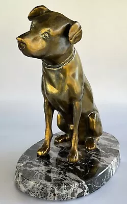 Rare Vintage Nipper RCA Metal Dog Sculpture W.L. Stensgaard & Associates Display • $495