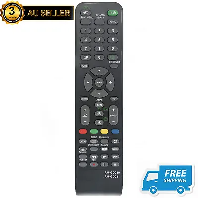 $14.98 • Buy RM-GD030 RM-GD031 Replace Remote For Sony TV KDL-32W700B KDL-40W600B KDL-42W700B