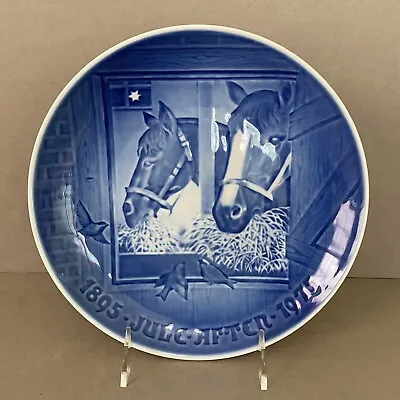 B&G Bing & Grondahl 9  Christmas Plate 1895-1975 Jule Aften Night In The Stable • $19.99