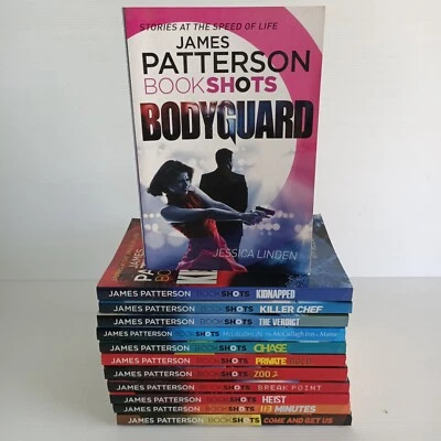 $60 • Buy James Patterson Bookshots Murder Mystery Crime Detective 12 Book Bundle