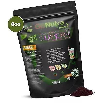 Acai Berry Blend For Bowls Organic Freeze Dried Superfood Berry Smoothie Mix • $23.80