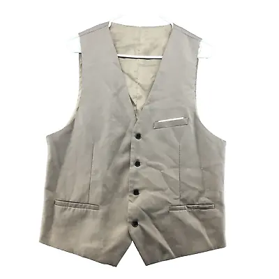 Blitz Moda Tan Suit Vest Adult Extra Large XL Men • $17.99