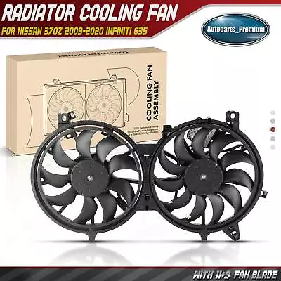 Radiator Cooling Fan With Controller Assembly For Nissan 370Z INFINITI G35 Q60 • $154.99