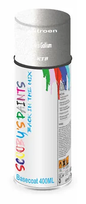 For Citroen Gris Gallium Ktb Aerosol Spray Paint With Touch Up • £16.99