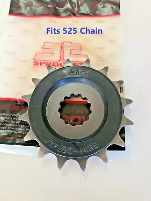 GSXR750 DL650 SV650 GT650 16t Front Sprocket NEW 525 Chain QUICK ACCELRATION • $19.98