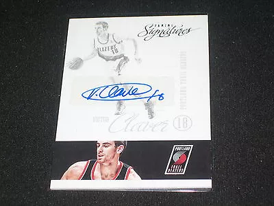 Victor Claver Blazers Certified Authentic Signed Autographed Basketball Card • $19.95