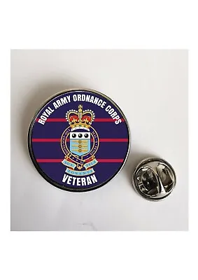 £4.35 • Buy Royal Army Ordnance Corps Veteran Military Army Lapel Badge 25mm
