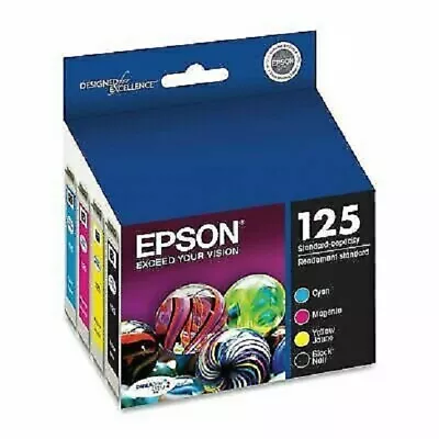 Epson T1251 BLACK COLOR 125 Ink Jet Printer Stylus NX625 NX420 NX230 All In One • $55.96