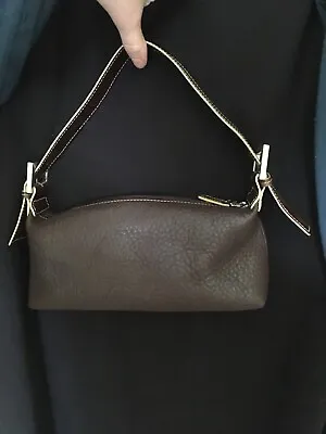 Kenneth Cole Small Brown Leather Handbag Never Used • £6.12