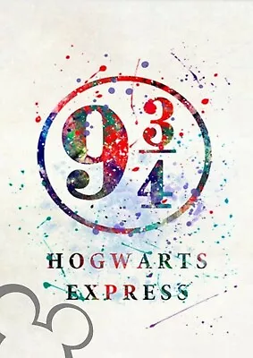 £4 • Buy Disney Harry Potter Art Print A4, Poster, Picture, Nursery, Gift,