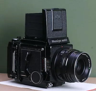 Mamiya RB 67 Pro Sd With 90 Mm 3.8 Lens 120 Film Back & Waist Level Finder. • $360