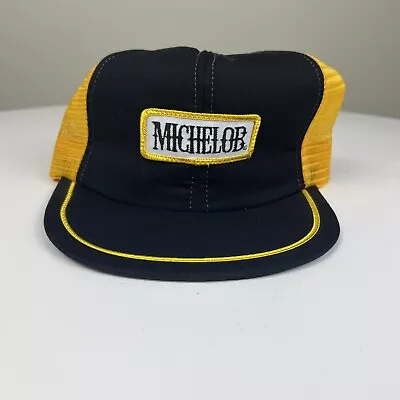 VINTAGE 80s Michelob Beer Alcohol Promo Snapback Trucker Hat Cap USA American • $11