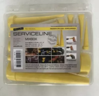 £32.99 • Buy Yellow Yellow Hydraulic Oil Stop Rubber Hose Bung Hose Plug Set Of 10 Mixed Pack