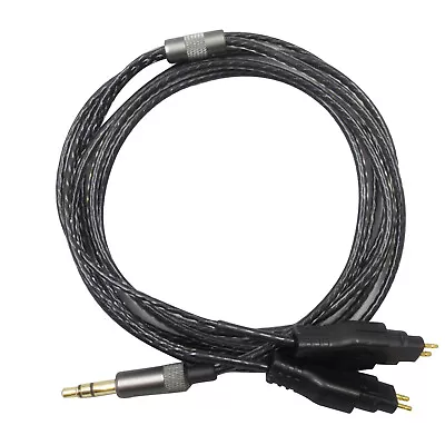 Black Repair Auto Earphone Cable For Sennheiser HD414 HD430 HD650 HD600 HD580 E • $12.89