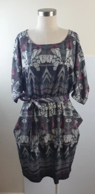 $25 • Buy Grace Hill, Women's Shift Dress Size 14, With Pockets And Belt. 506d