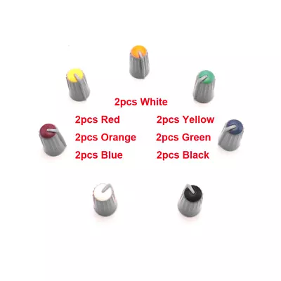 14PCS Replacement Colorful Rotary Control Knob Cap For MACKIE CFX16 6mm D Shaft • $9.99