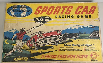 Vintage Marx Electric International Sports Car Racing Game No Slot Cars Not Test • $39.99