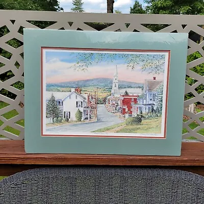 MIDDLETOWN MD By Barry Richardson Original Print 271/850 DoubleMat; Signed 1989 • $99.99
