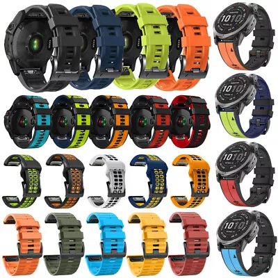 For Garmin Epix Pro (Gen 2) 47/51mm Approach S70 47mm Sport Silicone Strap Band • $11.49