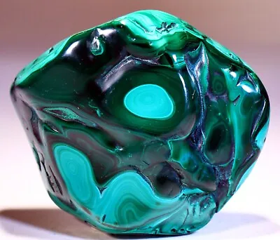 3.4  10.8 Oz Top Quality Polished Bull's Eye Malachite Congo! M534 • $70