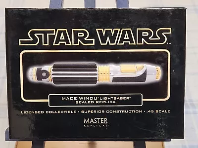 Master Replicas Mace Windu Lightsaber .45 Scaled Ep.II : Attack Of Clones SW302 • $83.79