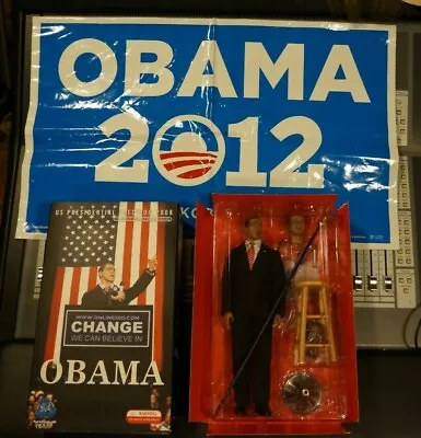 DID Hot Toys Barack Obama Dragon In Dreams 1:6 Figure With Campaign Flyer New • $230