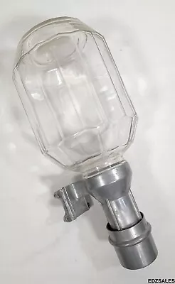 Vintage Large Glass Powder Malt Visible Dispenser • $250