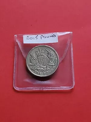 2015 1 Pound Coin Royal Arms I Do Combine Postage. • £2.20