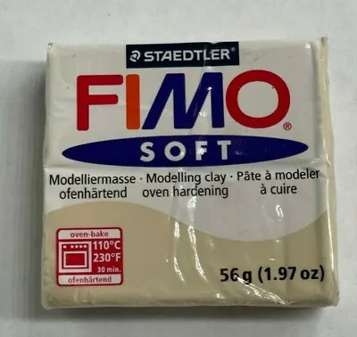 Fimo Soft Polymer Clay 2oz Modelling Clay Sahara  • $1.50