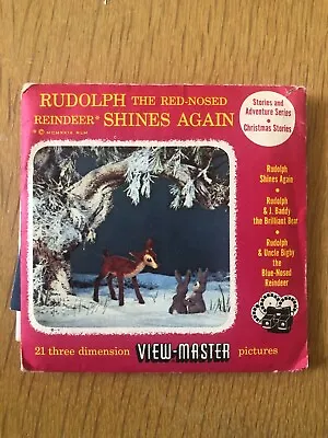 Viewmaster Rudolph The Red Noose Reindeer Shines Again  Christmas • $12.95