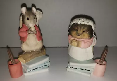 2 The World Of Beatrix Potter Figures Tale Of Timmy Tiptoes & Mrs. Tiggy-Winkle • $31.95