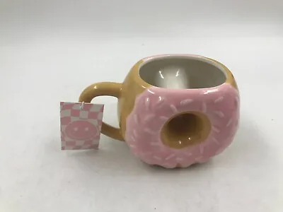 Sheffield Home Ceramic 16oz Pink Frosted Donut Coffee Mug CC02B23021 • $20.14