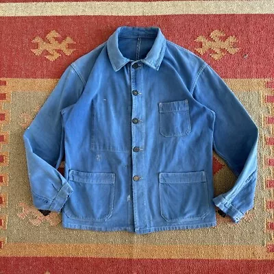 Vintage French Chore Jacket 50s 60s • $325