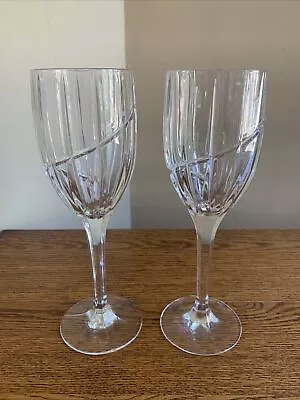 SET OF 2 (TWO) Mikasa UPTOWN 9  Water Goblets; Wine Glasses; Excellent Condition • $19.99