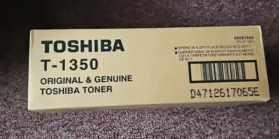 Lot Of 5 Genuine Toshiba T-1350 Copy Machine Toner 1340 1350 1360 1370 • $95