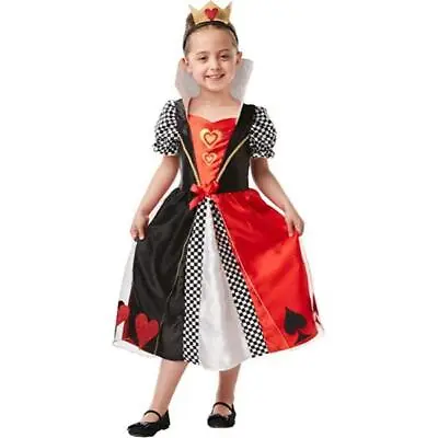 £14.99 • Buy Rubies Alice In Wonderland Queen Of Hearts Girl's Fancy Dress Costume