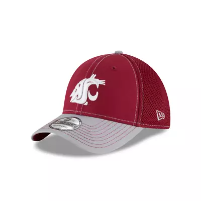 Washington State Cougars NCAA New Era  2 Tone  Neo  39THIRTY Flex Hat - Maroon • $592.80