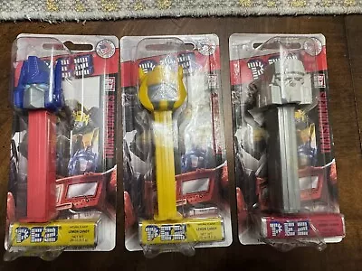 Megatron Optimus Prime / Transformers Pez Dispenser Set Lot Of 3 New Might Muggs • $36.21