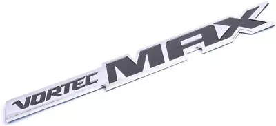 1x Vortec Max Door Emblem Logo Badge Plate Band Decal (Chrome Black) • $9.99