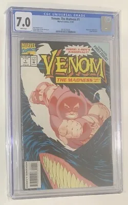 Marvel Venom The Madness #1 Juggernaut Cover Variant Graded CGC 7.0 Comic • $64.99