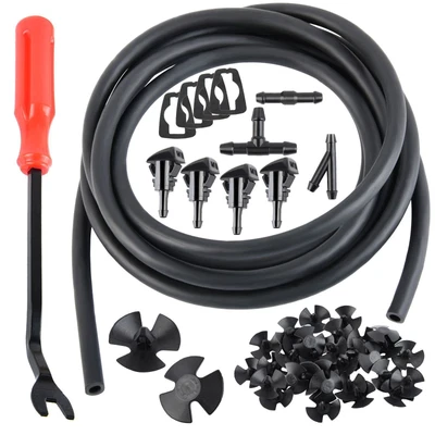 $11.99 • Buy 42PCS/SET Windshield Washer Nozzle Hose Kit Replacement For Ram&Chrysler& Dodge